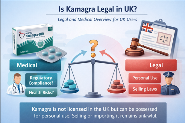 Is Kamagra legal in UK explained with medical and legal overview